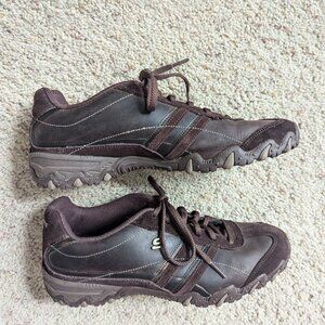 Skechers Women Size 9 Brown/Chocolate Fashion Sneakers Leather